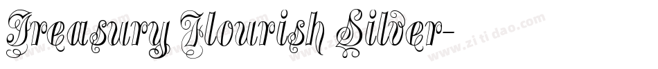 Treasury Flourish Silver字体转换